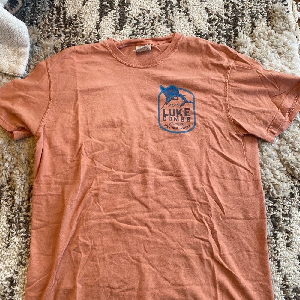Luke Combs Men's Orange T-Shirt